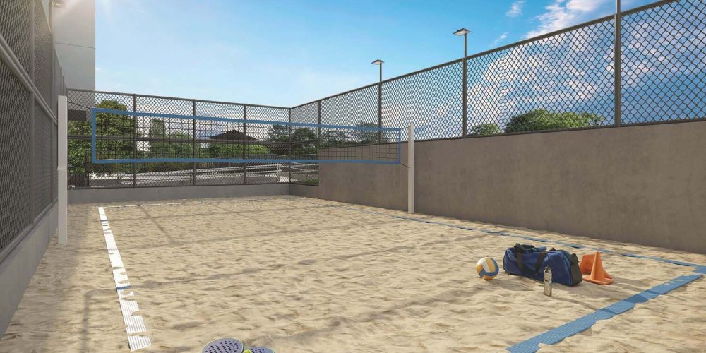 Quadra de beach tennis